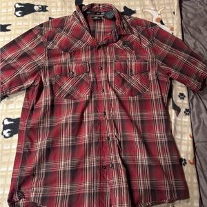 Harley Davidson button down t-shirt L
